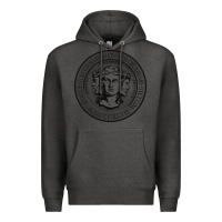 Charcoal Heather city college of new york seal Premium Hoodie - linhVisuals