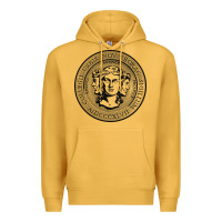 Mustard city college of new york seal Premium Hoodie - linhVisuals