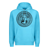 Ocean Blue city college of new york seal Premium Hoodie - linhVisuals