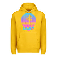 Lemon sarasota florida vintage retro palm tree t shirt Premium Hoodie - linhVisuals