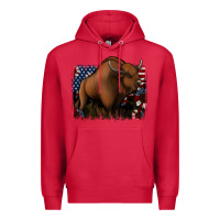 Cardinal American Bison Premium Hoodie - Jasminsmagicworld