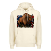 Sandshell American Bison Premium Hoodie - Jasminsmagicworld