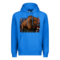 True Royal American Bison Premium Hoodie - Jasminsmagicworld