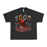 Pigment Black Food İs My Valentine Urban Heavy Tee - SublimationCraftShop