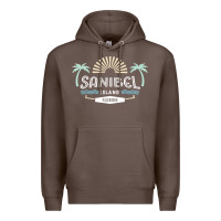 Coffee sanibel island retro style florida t shirt Premium Hoodie - linhVisuals