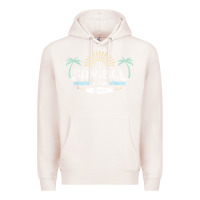 Pale Pink sanibel island retro style florida t shirt Premium Hoodie - linhVisuals