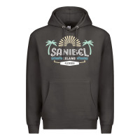 Smoke sanibel island retro style florida t shirt Premium Hoodie - linhVisuals
