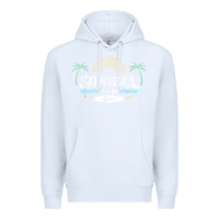 White sanibel island retro style florida t shirt Premium Hoodie - linhVisuals