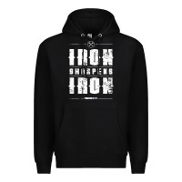 Black iron sharpens iron proverbs christian bible verse religious pullover h Premium Hoodie - linhVisuals