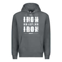 Rock iron sharpens iron proverbs christian bible verse religious pullover h Premium Hoodie - linhVisuals