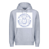 Heather Grey utmb seal Premium Hoodie - linhVisuals