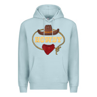 Blue Mist howdy shirt western rodeo country cowboy texan t shirt Premium Hoodie - linhVisuals