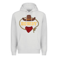 Dove Grey howdy shirt western rodeo country cowboy texan t shirt Premium Hoodie - linhVisuals
