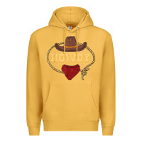 Mustard howdy shirt western rodeo country cowboy texan t shirt Premium Hoodie - linhVisuals