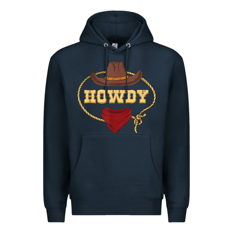 Howdy Shirt Western Rodeo Country Cowboy Texan T Shirt Premium Hoodie by linhVisuals | Teevron
