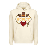 Sandshell howdy shirt western rodeo country cowboy texan t shirt Premium Hoodie - linhVisuals