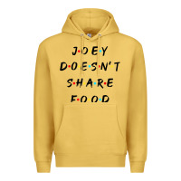 Antique Gold funny joey doesn't share food how you doin quoted friends t shirt Premium Hoodie - linhVisuals
