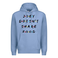 Colony Blue funny joey doesn't share food how you doin quoted friends t shirt Premium Hoodie - linhVisuals