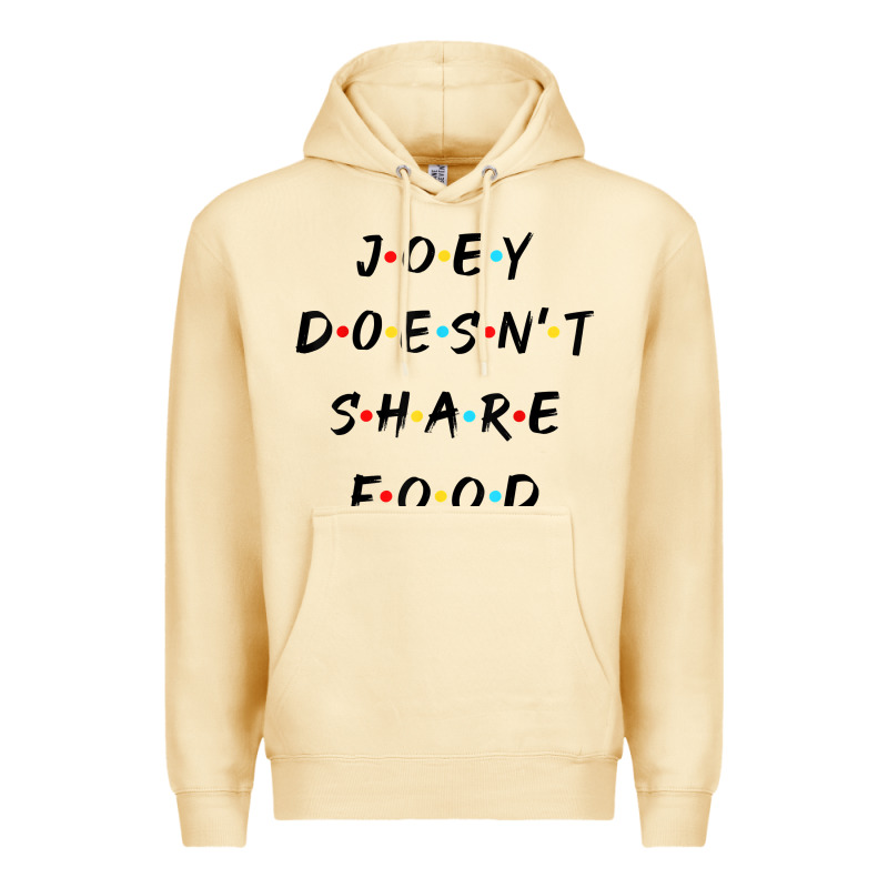 Funny Joey Doesn't Share Food How You Doin Quoted Friends T Shirt Premium Hoodie by linhVisuals | Teevron