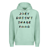Seafoam funny joey doesn't share food how you doin quoted friends t shirt Premium Hoodie - linhVisuals
