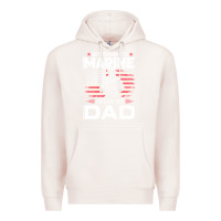 Pale Pink my favorite marine calls me dad t  shirt father's day flag my favorite Premium Hoodie - linhVisuals