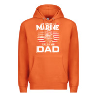 Carrot my favorite marine calls me dad t  shirt father's day flag my favorite Premium Hoodie - linhVisuals