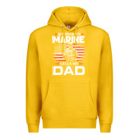 Lemon my favorite marine calls me dad t  shirt father's day flag my favorite Premium Hoodie - linhVisuals
