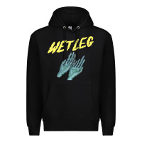 Black wetleg merch Premium Hoodie - linhVisuals