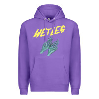 Purple wetleg merch Premium Hoodie - linhVisuals