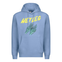 Colony Blue wetleg merch Premium Hoodie - linhVisuals