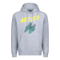 Heather Grey wetleg merch Premium Hoodie - linhVisuals