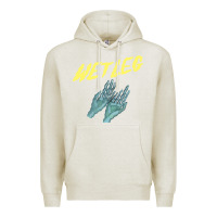 Oatmeal Heather wetleg merch Premium Hoodie - linhVisuals