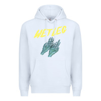 White wetleg merch Premium Hoodie - linhVisuals