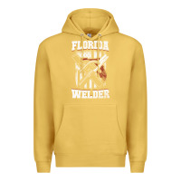 Antique Gold welding longsleeves t shirt florida fl american welder gifts Premium Hoodie - linhVisuals