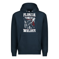 Navy welding longsleeves t shirt florida fl american welder gifts Premium Hoodie - linhVisuals