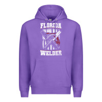 Purple welding longsleeves t shirt florida fl american welder gifts Premium Hoodie - linhVisuals