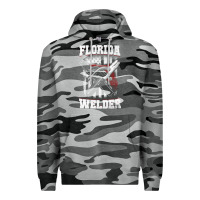 Slate Camo welding longsleeves t shirt florida fl american welder gifts Premium Hoodie - linhVisuals