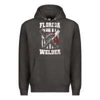 Smoke welding longsleeves t shirt florida fl american welder gifts Premium Hoodie - linhVisuals