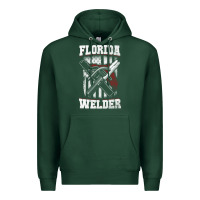 Sports Green welding longsleeves t shirt florida fl american welder gifts Premium Hoodie - linhVisuals