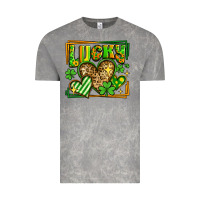 Cloud Rock lucky st patricks day hearts Vintage Tee - LillyAllenDesigns
