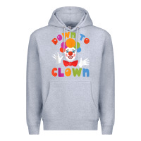 Heather Grey down to clown funny circus tank top Premium Hoodie - linhVisuals