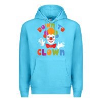 Ocean Blue down to clown funny circus tank top Premium Hoodie - linhVisuals