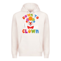 Pale Pink down to clown funny circus tank top Premium Hoodie - linhVisuals