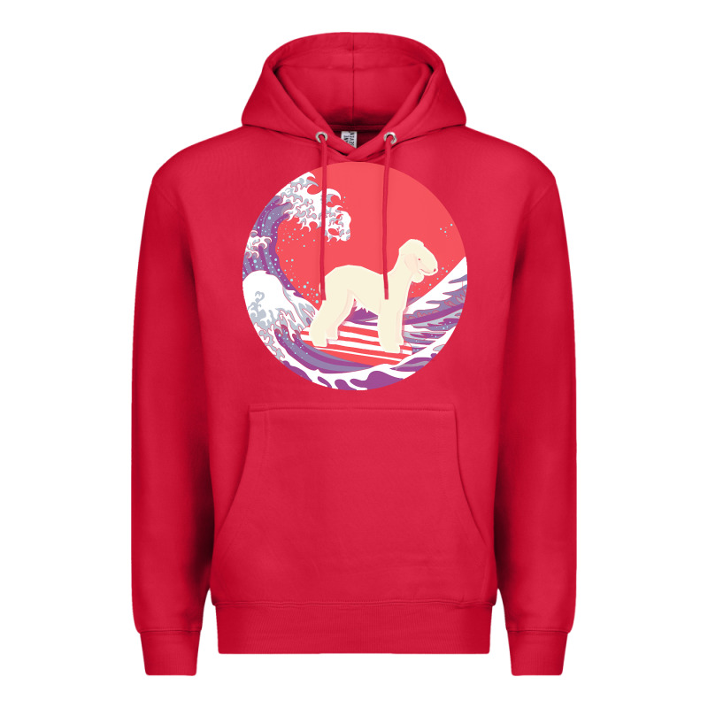 Bedlington Terrier T  Shirt Bedlington Terrier Gifts   Ocean Waves Sur Premium Hoodie by linhVisuals | Teevron