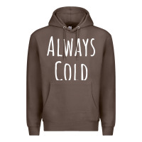 Coffee always cold sweatshirt Premium Hoodie - linhVisuals