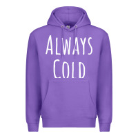 Purple always cold sweatshirt Premium Hoodie - linhVisuals