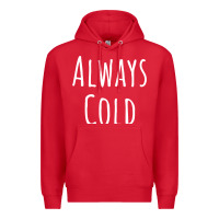 Red always cold sweatshirt Premium Hoodie - linhVisuals