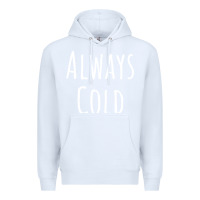 White always cold sweatshirt Premium Hoodie - linhVisuals
