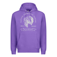 Purple blackfoot tribe native american indian pride respect darker t shirt Premium Hoodie - linhVisuals