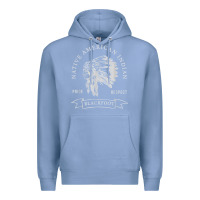Colony Blue blackfoot tribe native american indian pride respect darker t shirt Premium Hoodie - linhVisuals